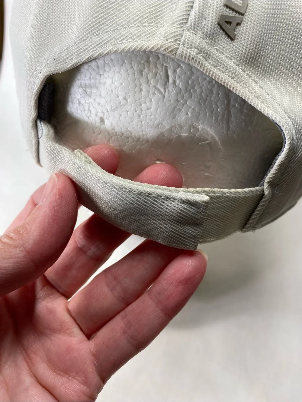 Adidas Light Gray Baseball Adjustable Velcro Cap Hat